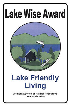 Lake Wise Award Sign