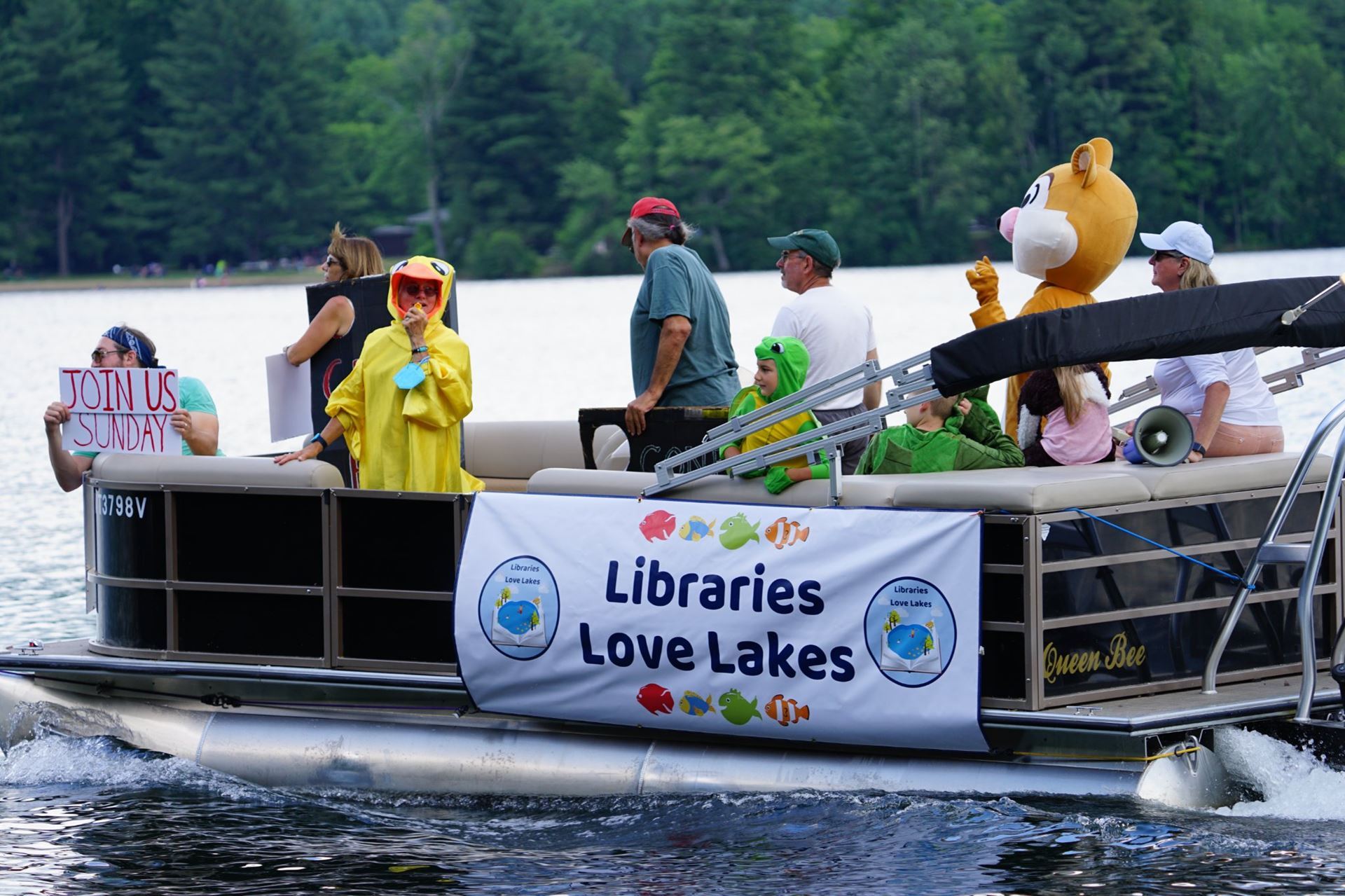 Boat #1 - Libraries Love Lakes! 