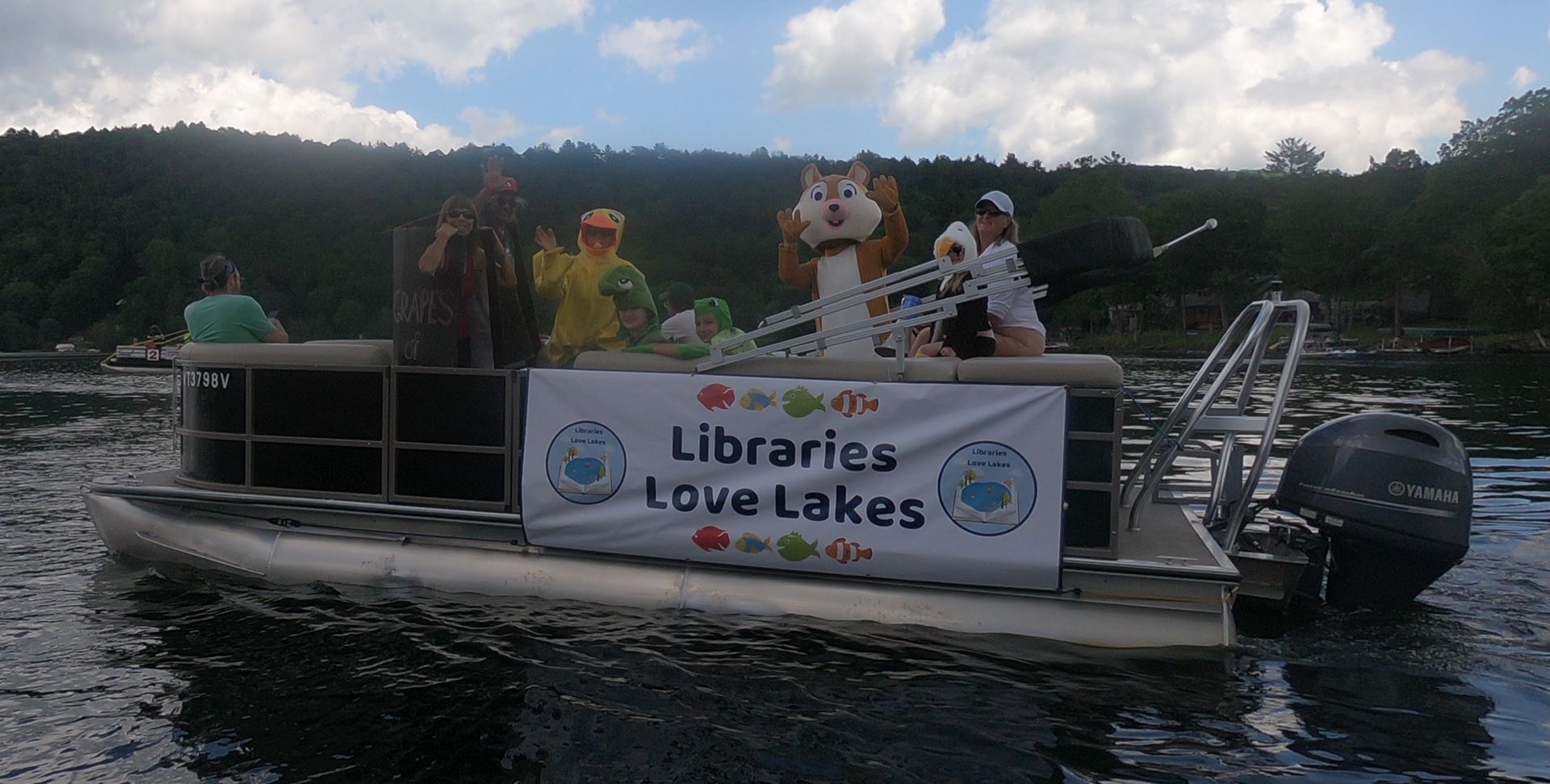 Libraries Love Lakes Boat