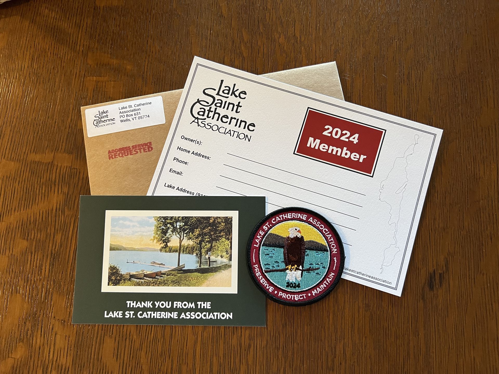 Lake St. Catherine Association's 2024 Membership Package