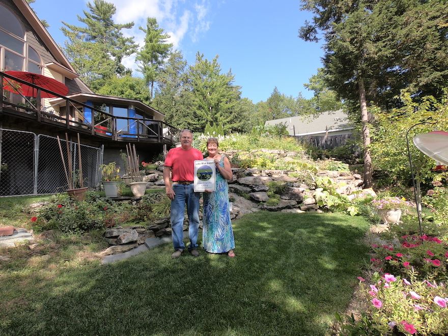 The Liberatores, Oxbow Bay: One of 11 properties to earn a Lake Wise Award in 2020 on Lake St. Catherine 