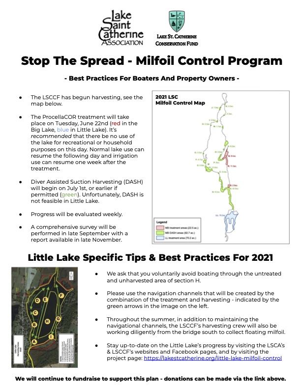 Lake St. Catherine - Stop The Spread Of Milfoil 2021 - Page 2