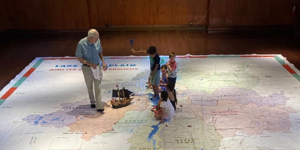 Libraries Love Lakes - The Giant Map Comes To Wells