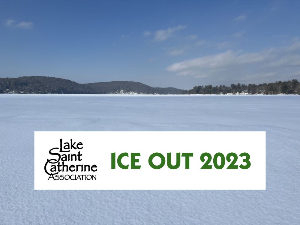 Lake St. Catherine Association - Ice Out 2023