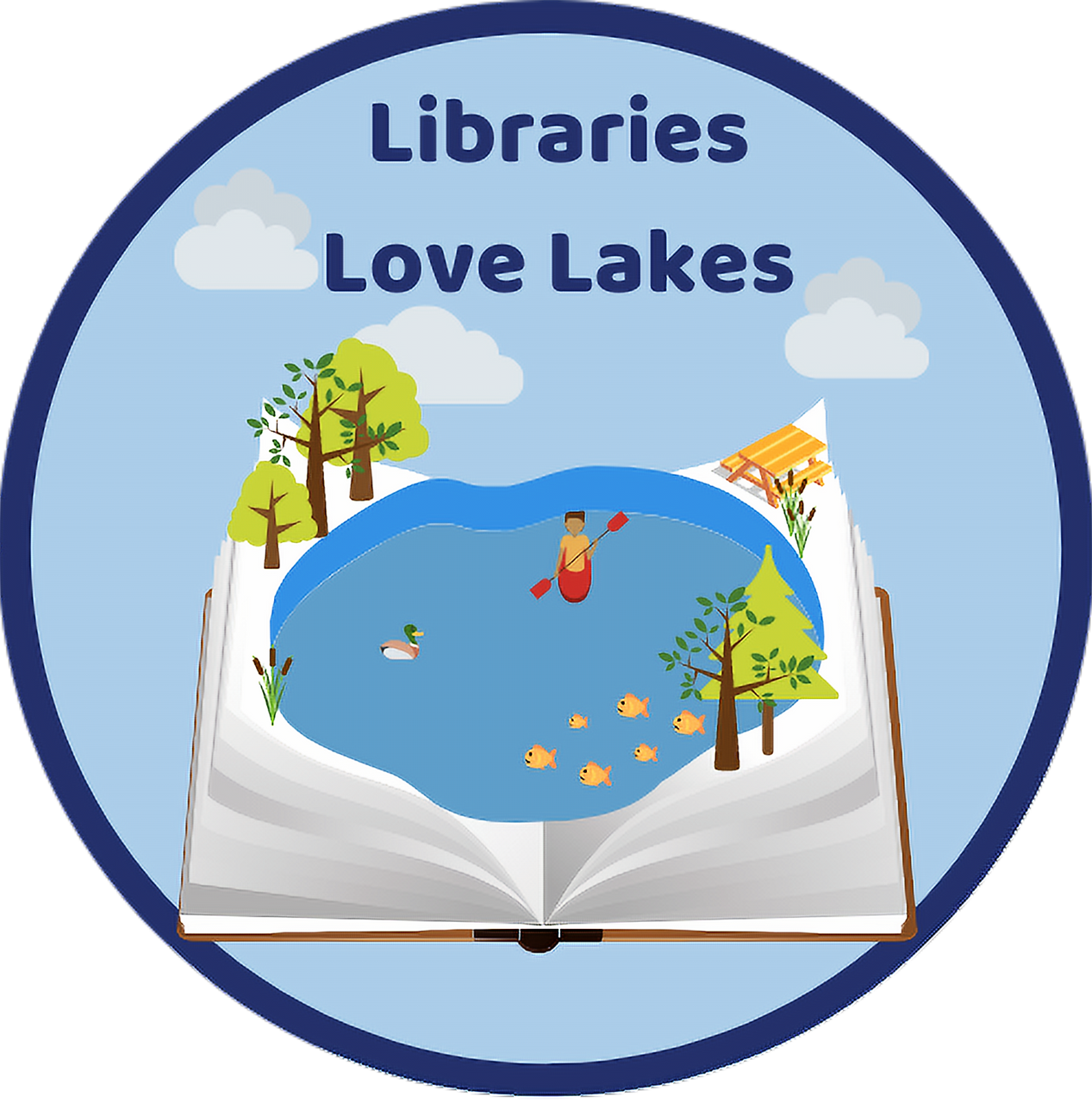 Libraries Love Lakes Logo