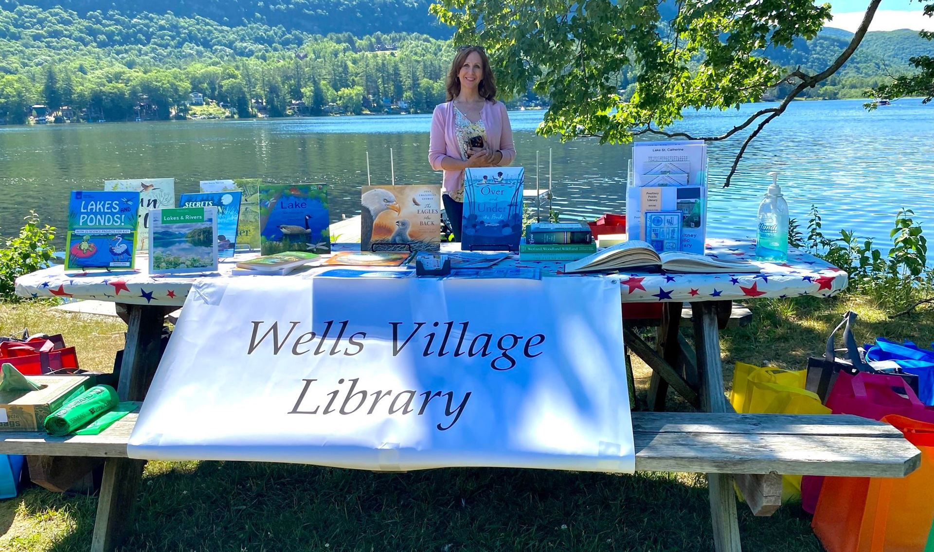 Wells Village Library - Libraries Love Lakes Event On Lake St. Catherine
